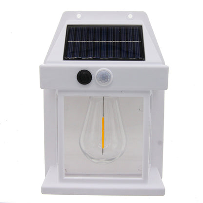 Outdoor Solar Wall Lamp Waterproof Tungsten Lamp Induction Outdoor DealSniper.net
