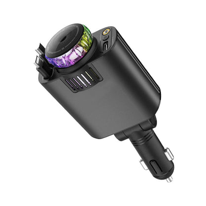 Multifunctional Purple Light Car Phone Charger Vehicle DealSniper.net