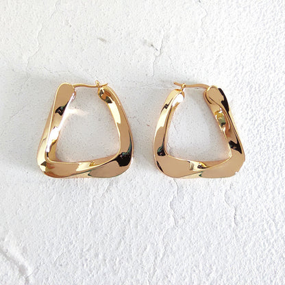 Irregular Eardrop Earring Female Ins Style Personality Simple Jewelry dealsniper-net Gold Large