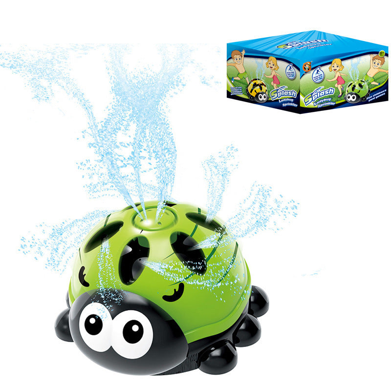 Sprinkler Outdoor Water Spray Toy Garden Water Toys Kids dealsniper-net Green Beetle