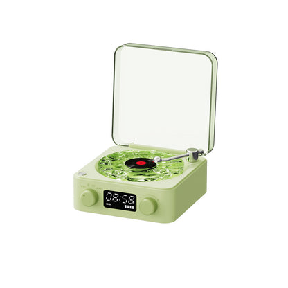 Retro Turntable Speaker Wireless Bluetooth Stereo Sound Gadgets DealSniper.net Green USB Chinese Version