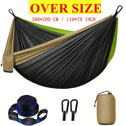 Hammock Nylon Parachute Cloth Swing Glider Outdoor DealSniper.net Black Camel Fruit Green
