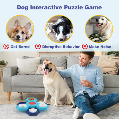 4 Layers Slow Feeder Puzzle Dog Bowls Assemble Slow Eating Bowl Pets dealsniper-net