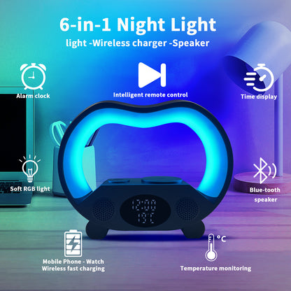 New 6 In 1 Smart Remote Control Bluetooth Ambience Intelligent