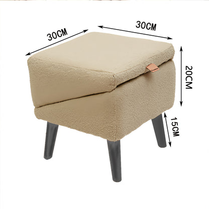 Simple Solid Color Pet Pedal Split Footstool Pets DealSniper.net Khaki 30X30X20cm