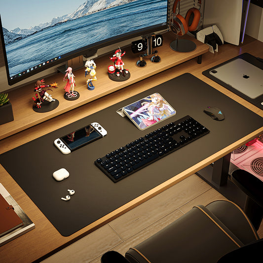 Leather Oversized Computer Office Keyboard Desk Mouse Pad Electronics DealSniper.net
