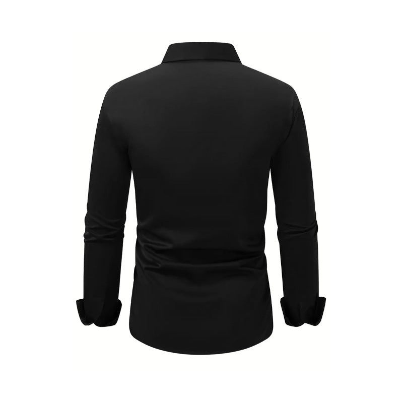 Men's Shirt Business Button Down Shirt Summer Men DealSniper.net