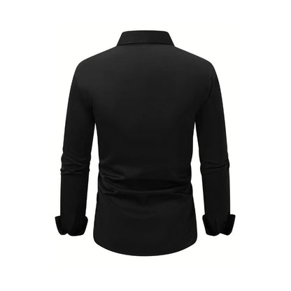 Men's Shirt Business Button Down Shirt Summer Men DealSniper.net