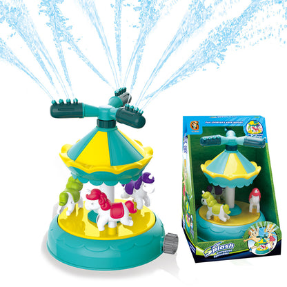 Sprinkler Outdoor Water Spray Toy Garden Water Toys Kids dealsniper-net Water Jet Carousel