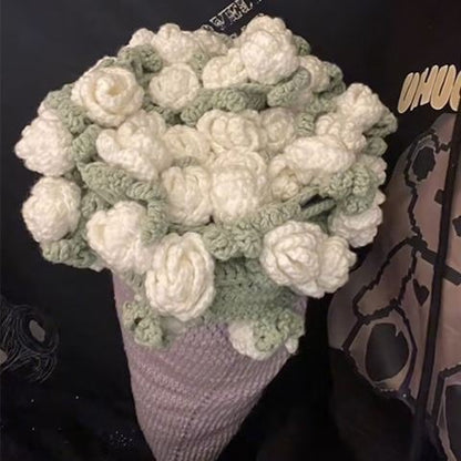 Wool Ball Crocheted Flower Blanket Holidays DealSniper.net