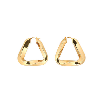 Irregular Eardrop Earring Female Ins Style Personality Simple Jewelry dealsniper-net