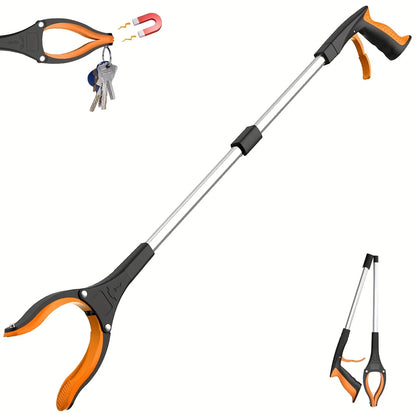 Garbage Picker Gripper Lightweight Heavy-Duty Elderly Gripper Garden DealSniper.net Orange