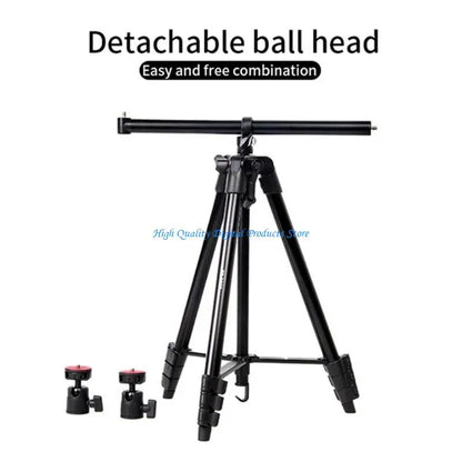 Professional Tripod Foldable Design for Video Recording Adjustable Height Stand Electronics DealSniper.net