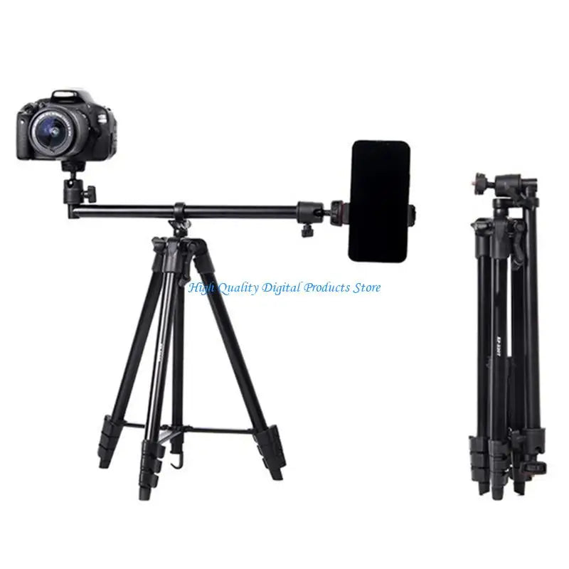 Professional Tripod Foldable Design for Video Recording Adjustable Height Stand Electronics DealSniper.net CHINA