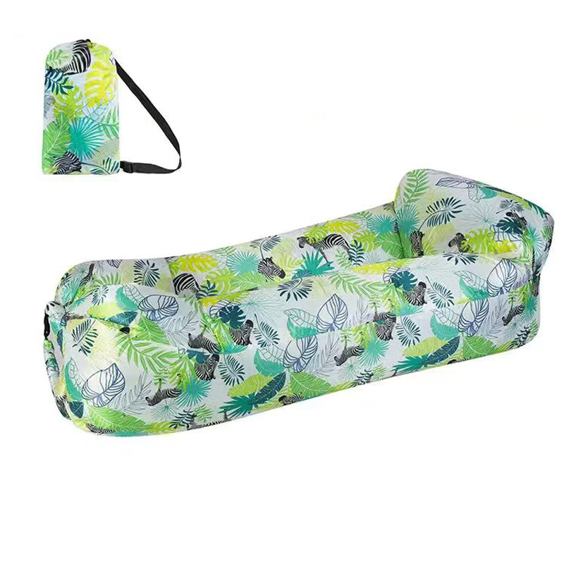 Portable Inflatable Sofa Camping Sleeping Pad Mattress Outdoor dealsniper-net Green