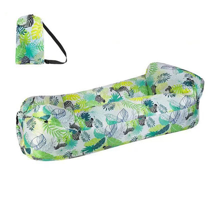 Portable Inflatable Sofa Camping Sleeping Pad Mattress Outdoor dealsniper-net Green