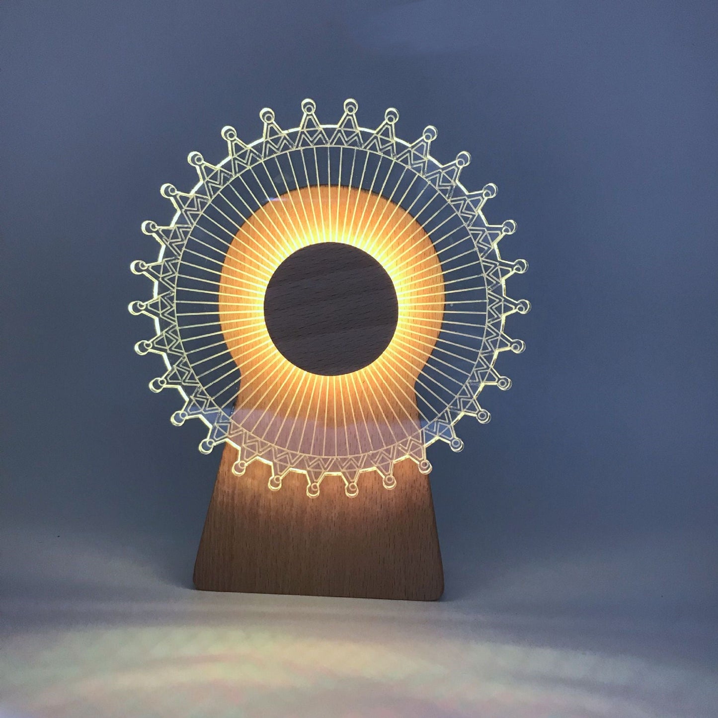 Rotating Windmill Music Night Light Home Decor DealSniper.net London Eye Music rotation USB