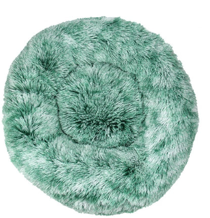 Plush Warm Dog Bed In Winter Pets dealsniper-net Gradient green 100cm