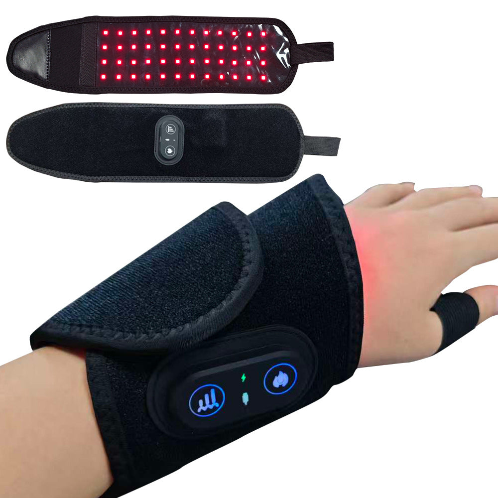 Infrared Physiotherapy Wristband Hand Strap Red Light Wristband Health Gym From House Black 2 40x 105 Battery Type