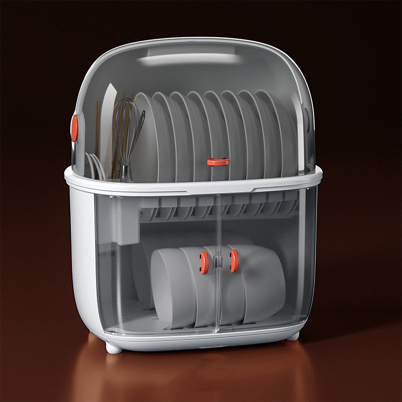 Household Kitchen Dish Storage Rack Disinfection Cabinet Kitchen dealsniper-net Orange Disinfection USB