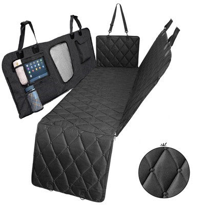 Waterproof Pet Cushion Dog Car Artifact Cushion Pets Gym From House Black roundedrhombus