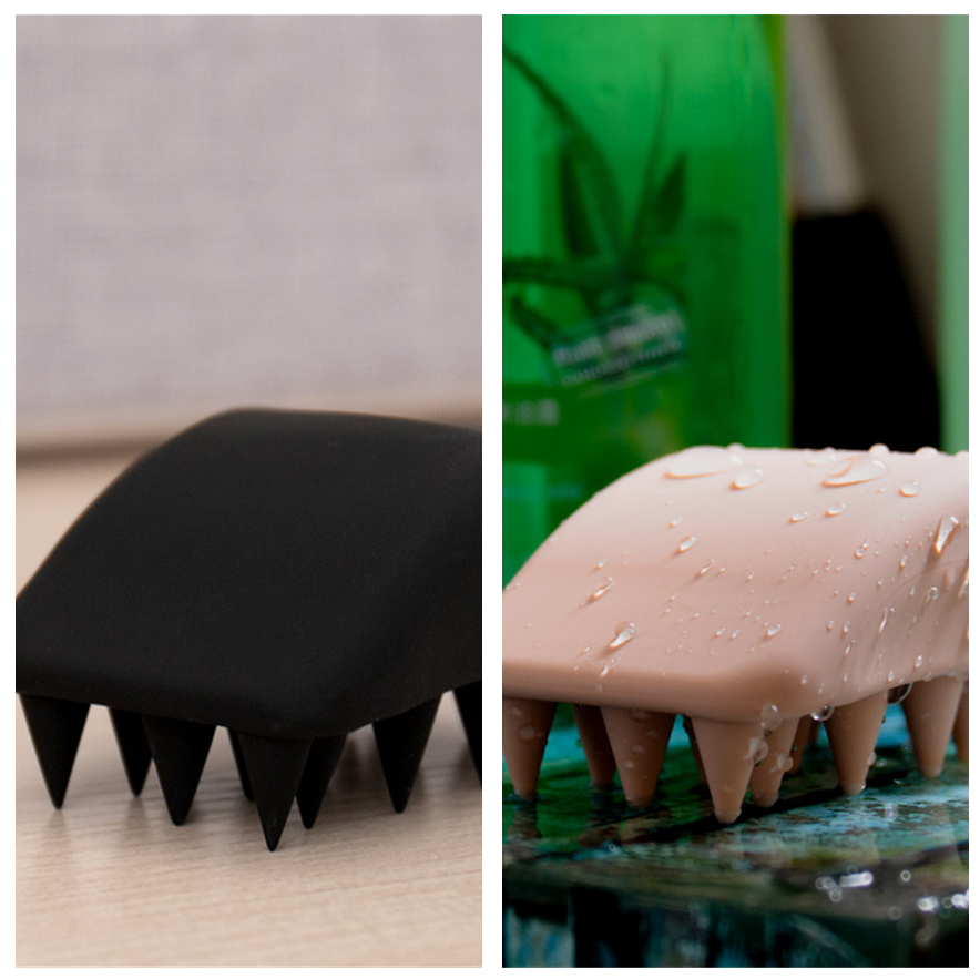 Soft Head Massage Silicone Shampoo Brush Health DealSniper.net 3set Set