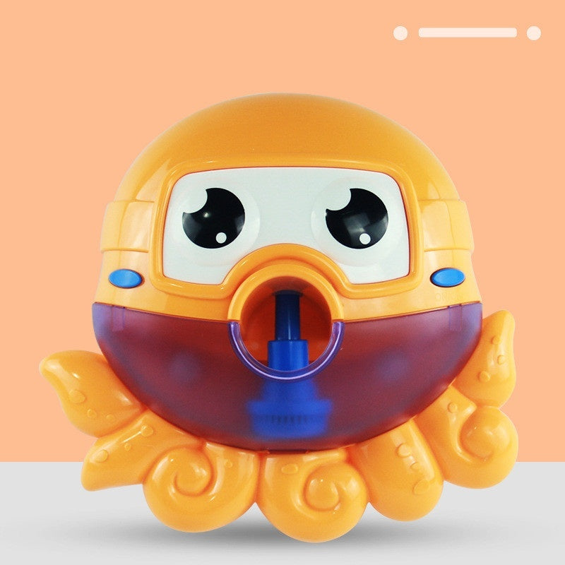 Baby Bath Toys Bubble Music Machine Kids dealsniper-net Octopus Orange