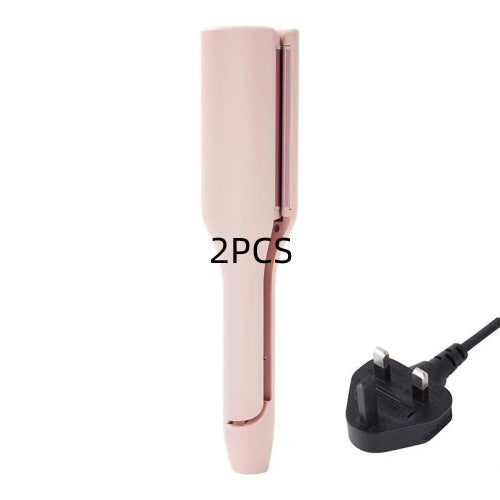 Hair Curling Iron 32mm Deep Wave Hair Curler Style Beauty DealSniper.net Pink UK 2PCS