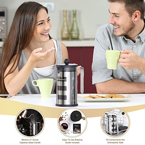 French Press Cafetiere 4 Cups Coffee Maker Kitchen DealSniper.net