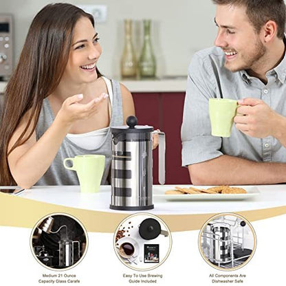 French Press Cafetiere 4 Cups Coffee Maker Kitchen DealSniper.net