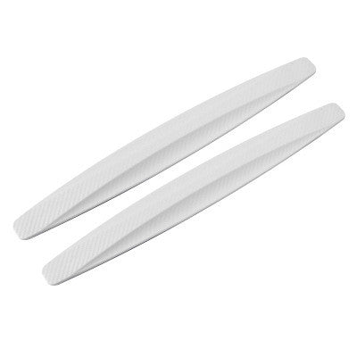 Car Bumper Protector Strip Guard Corner Protection Strips Scratch Protector Vehicle dealsniper-net White A pair