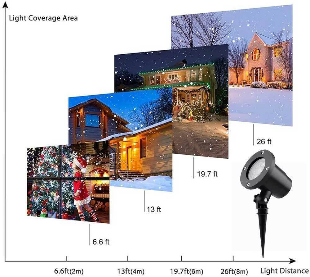48 Pattern Christmas Projector Laser Light Ai Recorder Gym From House