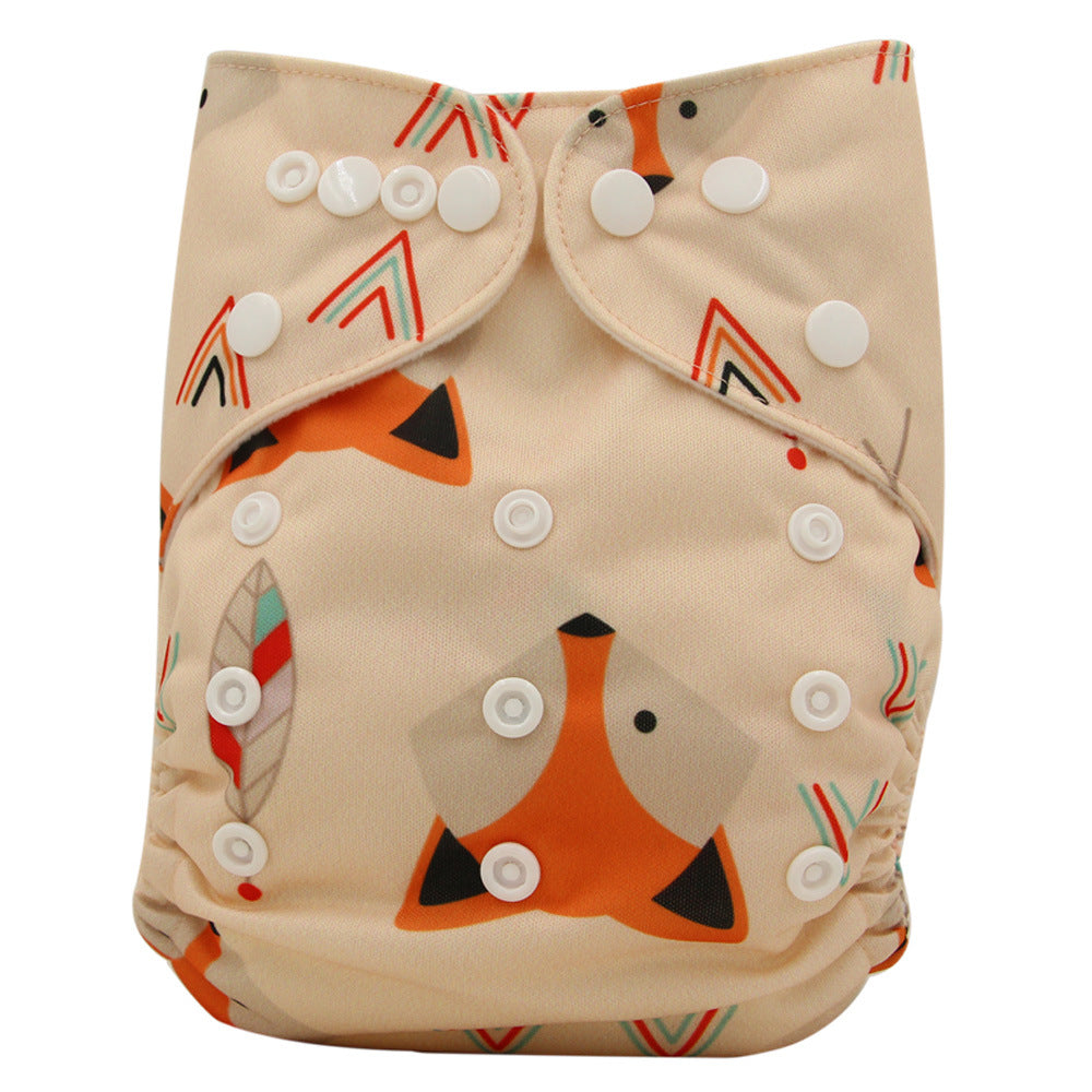 Washable Baby Cloth Diaper Breathable Diaper Pants 0-3 Years Old Kids DealSniper.net OB137 One size