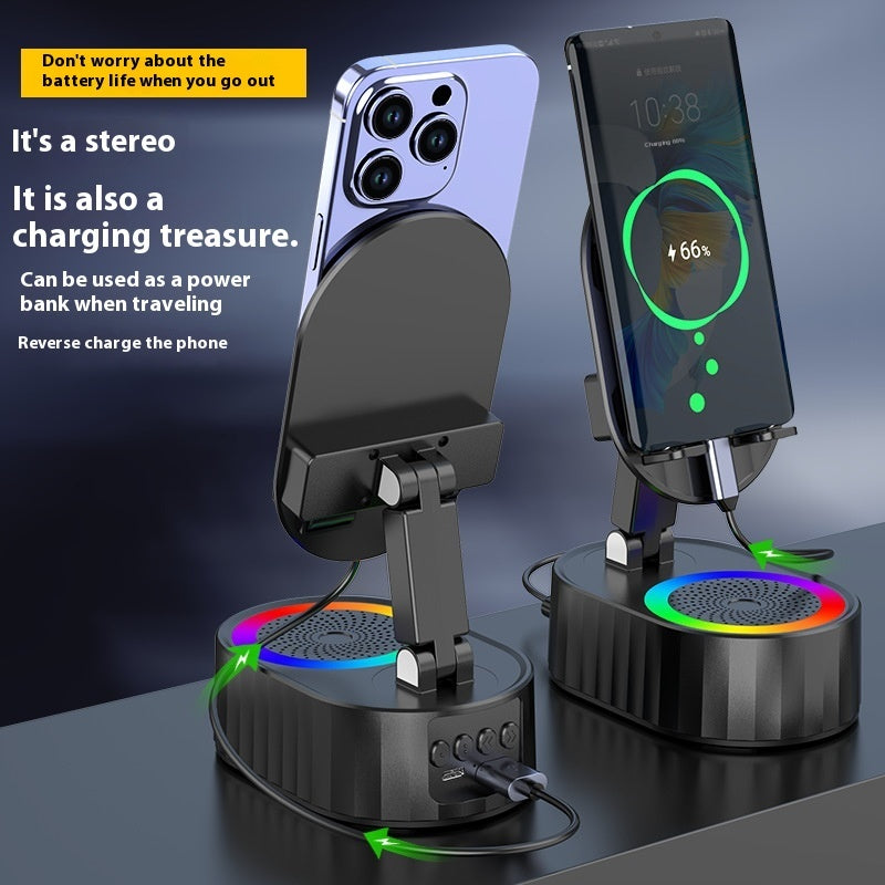 Bluetooth Audio Ambience Light Multi-function Phone Bracket Electronics dealsniper-net