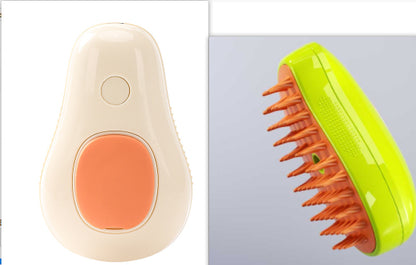 Steamy Cat Brush Cat Dog Grooming Comb Electric Self Cleaning Pets Gym From House