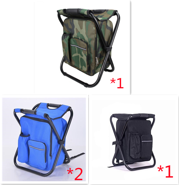 Multifunction Outdoor Folding Chair Ice Cooler Picnic Bags Camping