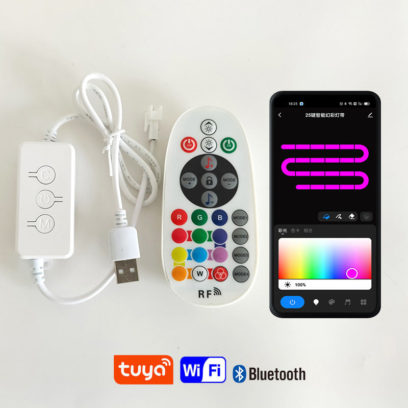 Symphony Bluetooth-compatible RGB Floor Graffiti Home Decor DealSniper.net