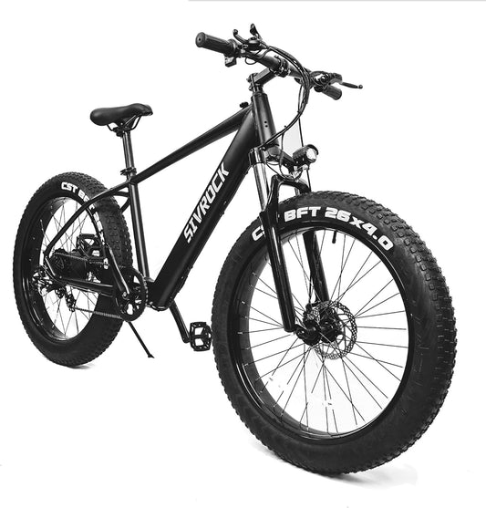 SIVROCK Electric Bike For Adults, 26 X 4.0 Inch Fat Tire Electric Mountain Bicycle