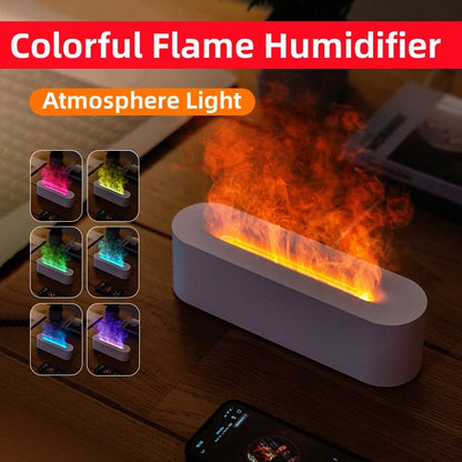 Flame Aroma Diffuser Air Humidifier Ultrasonic Cool Mist Maker House DealSniper.net