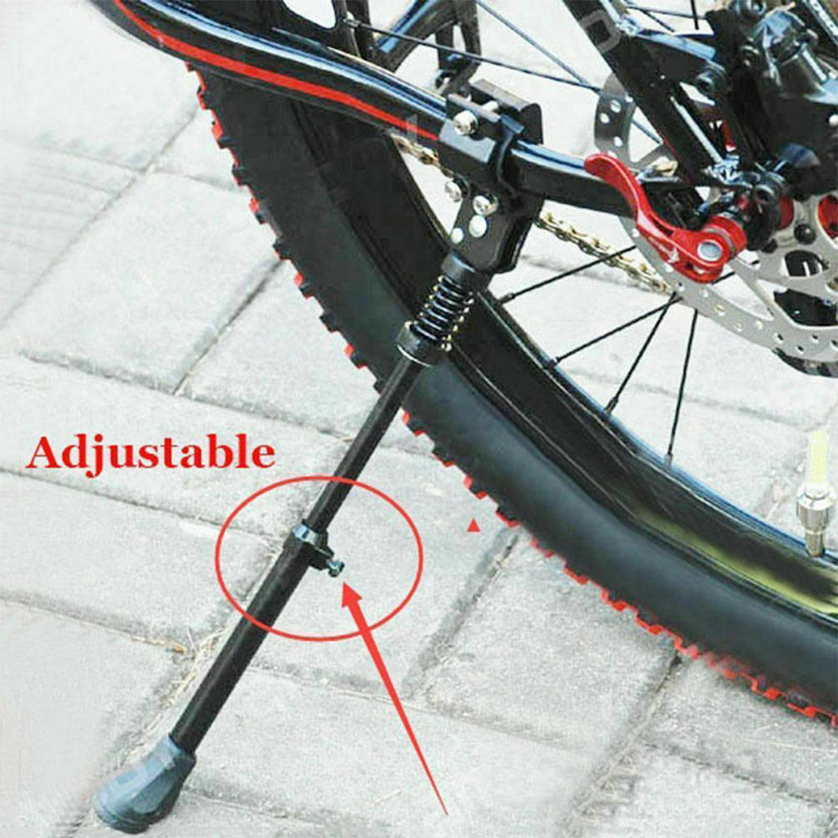 New Adjustable Bicycle Kickstand Mountain Bike Outdoor DealSniper.net