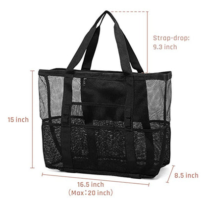 Large-capacity Mesh Portable Beach Bag