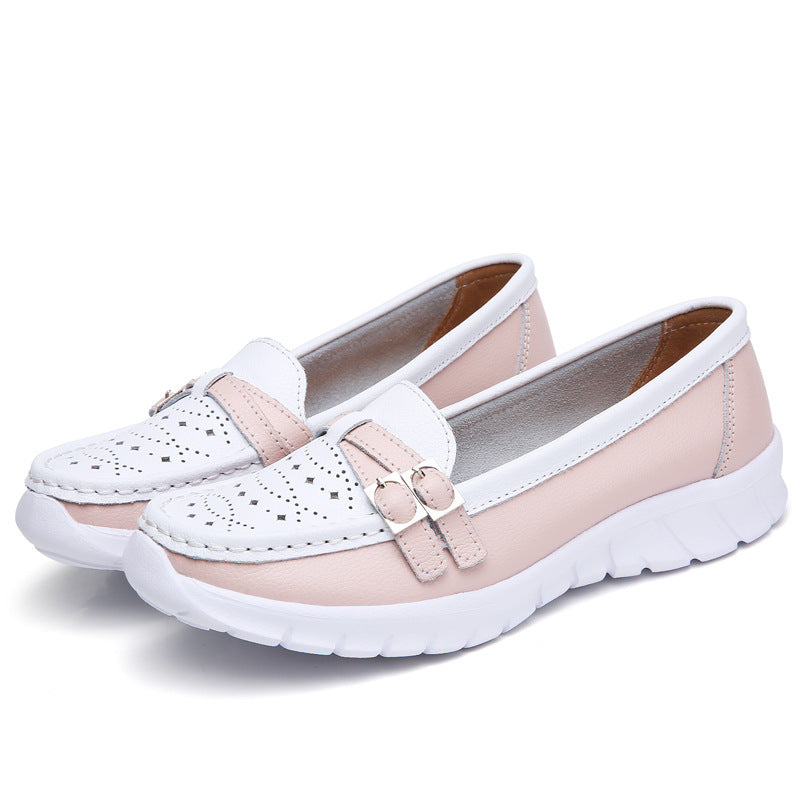 Fashion Pregnant Women Slip-on Women's Shoes Nurse Flat Women dealsniper-net Pink 35