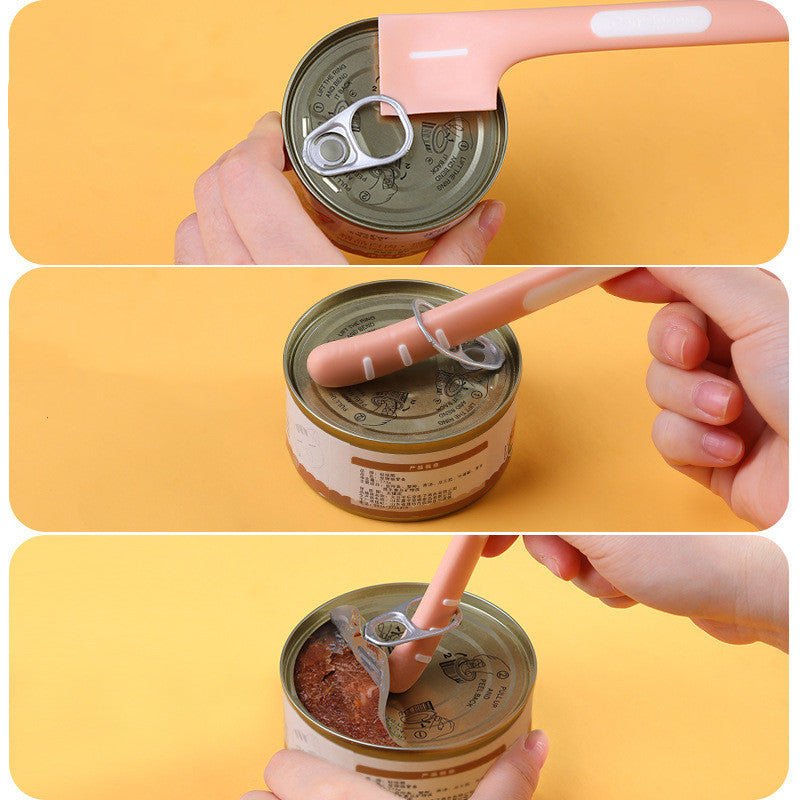 Pet Canned Spoon Multi-function Can Opener Pu Food Dispenser Pets Gym From House