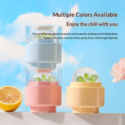 Practical 6cm Ice Ball Mold Plastic Quick-freezing Ice Sphere Mold Kitchen DealSniper.net
