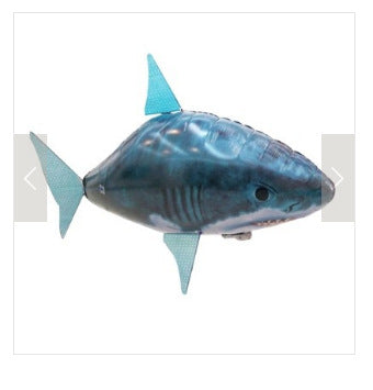 Remote Control Shark Toys Air Swimming Fish Infrared RC Air Balloons Inflatable RC Flying Air Plane Kids Toys Kids dealsniper-net Blue