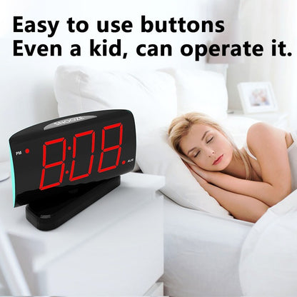 New LED 90-degree Rotating Clock