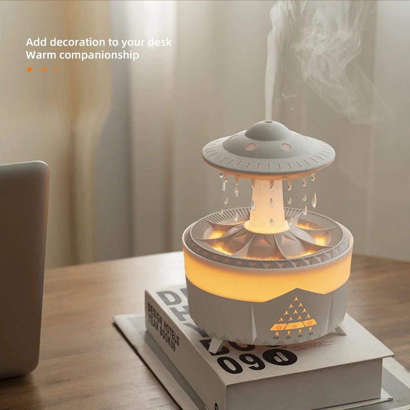 New UFO Raindrop Humidifier Water Drop Air Humidifier House dealsniper-net