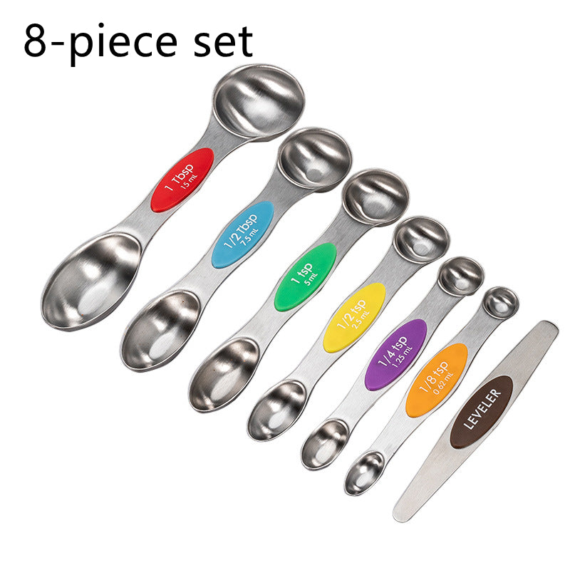 Kitchen Stainless Steel Double Head Measuring Spoon