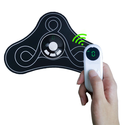 Pad Abdominal Patch Pulse Massage Intelligent Electric Massager Health dealsniper-net English With Remote Control USB