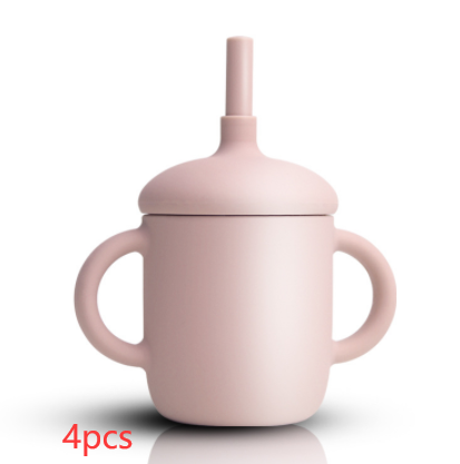 New Design Baby Feeding Cup Straw Water Bottle Sippy Cup